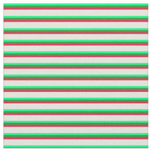 Tissu Vert, vert forestier, Crimson et Motif beige
