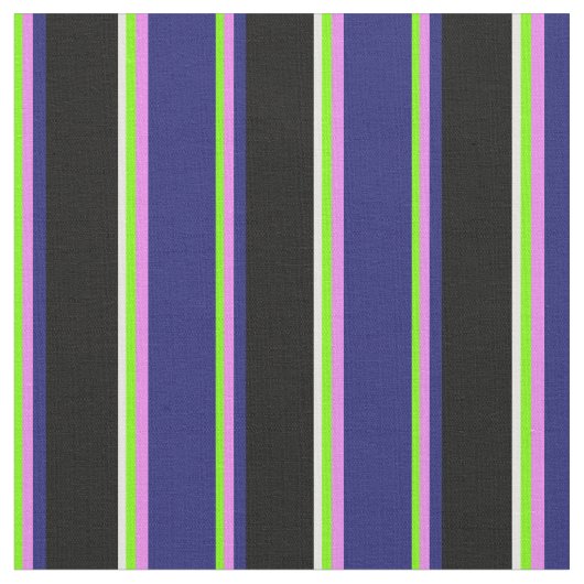Tissu Vert, Violet, Bleu de minuit, Noir et Blanc (Fermer)