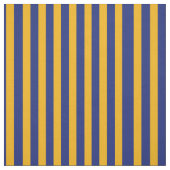 Tissu Vertical-Rayé de bleu et d'or (Échantillon)