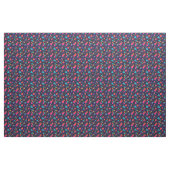 Tissu "Verts et Scènes rétro" 80s (Yard)