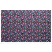 Tissu "Verts et Scènes rétro" 80s (Fat Quarter)