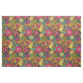 Tissu Verts tropicaux Abstrait Floral (Fat Quarter)