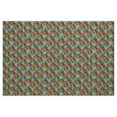 Tissu Vibrant Rainbow Petal Bloom Pattern (Fat Quarter)