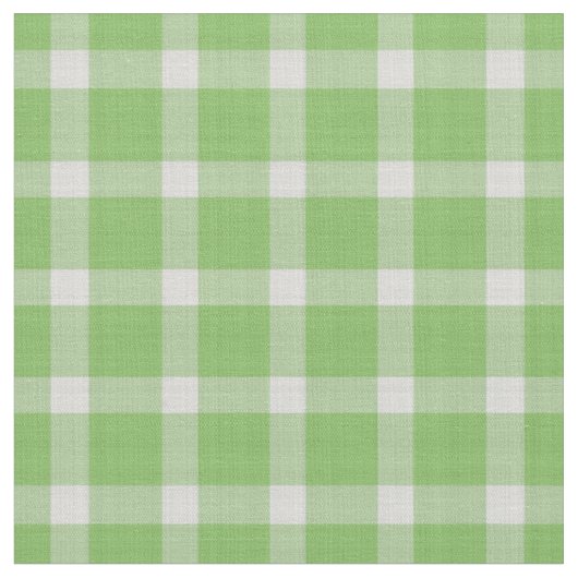 Tissu Vichy vert concombre à carreaux gingham (Fermer)