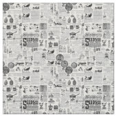 Tissu victorian catalog black white antique toile (Échantillon)