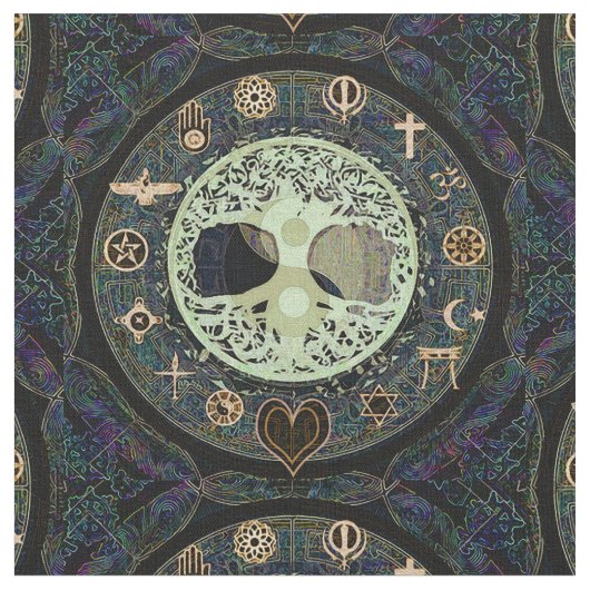 Tissu Vie paisible (Fermer)