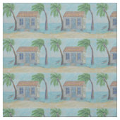 TISSU VIEILLE MAISON DE CONQUE DE KEY WEST (Échantillon)