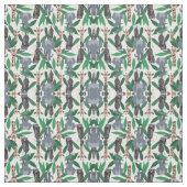 Tissu Vierge Zebra Elephant Giraffe Safari Animals (Échantillon)