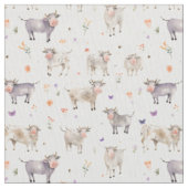 Tissu Vieux Et Ravissant : Vache Whimsy (fermé)