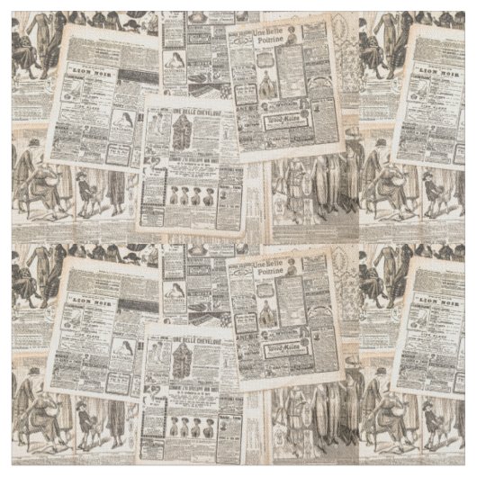 Tissu vieux journal (Fermer)
