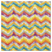 Tissu Vifs Zigzags Boho (Échantillon)