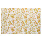 Tissu Vignes botaniques dorées (Fat Quarter)