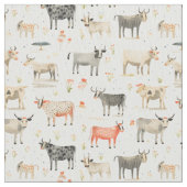 Tissu Vin bizarre : Vache Whimsy (fermé)