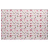 Tissu Vin floral rose et violet (Fat Quarter)