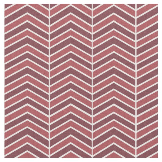 Tissu Vin Rouge Chevron Motif (Fermer)