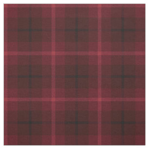 Tissu Vin rouge-foncé, plaid noir/blanc de prune rouge,