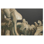 Tissu Vincent van Gogh - Crâne avec cigarette brûlante (Fat Quarter)