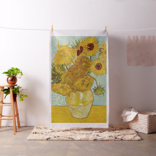 Tissu Vincent Van Gogh - Vase avec douze tournesols
