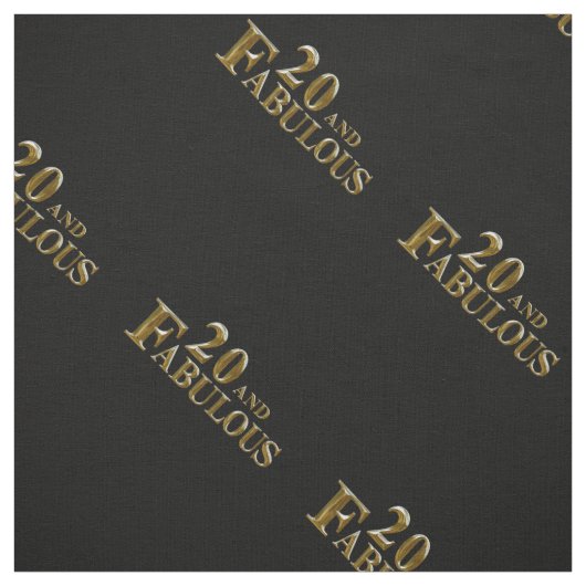 Tissu Vingt et Fabuleux  (Échantillon)