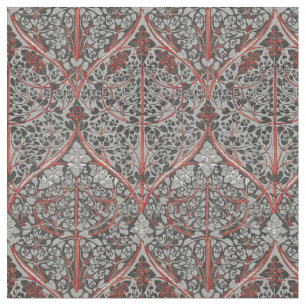 Tissu Vintage Art Nouveau Floral Folial Motif
