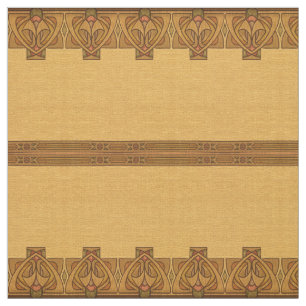 Tissu Vintage Artiste Mission Art Nouveau Motif