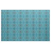 Tissu Vintage bleu floral (Yard)