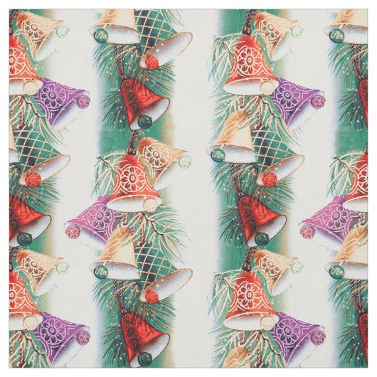Tissu Vintage Christmas Bells (Échantillon)