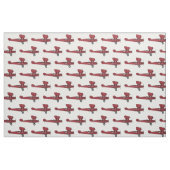 Tissu vintage d'avions de biplan (Fat Quarter)