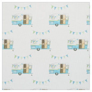 Tissu vintage de campeur