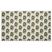 Tissu vintage de chaton de Noël (Fat Quarter)