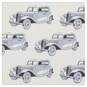 Tissu vintage de voiture