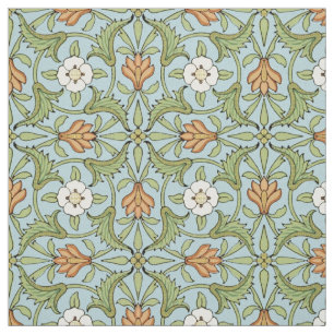 Tissu Vintage époque victorienne Modèle Floral français