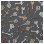 Tissu Vintage et Antique Keys (Échantillon)