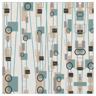 Tissu Vintage Inspiré MidCentury Moderne Rétro