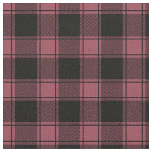Tissu Vintage rose et noir carreau de Buffalo
