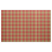 Tissu Vintage rouge et jaune écossais Plaid (Fat Quarter)