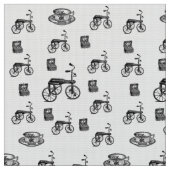 Tissu vintage vélo customisé (Fermer)