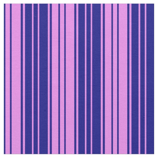 Tissu Violet & Bleu Striped/Linked Motif (Fermer)
