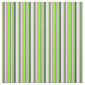 Tissu Violet, Chartreuse, Gris d'ardoise foncée et crème (Échantillon)