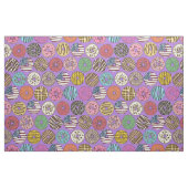 Tissu violet de beignets américains (Fat Quarter)