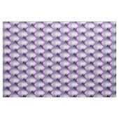 Tissu Violet et blanc (Yard)