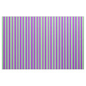 Tissu Violet foncé, vert clair et Motif à rayures bronzé (Yard)