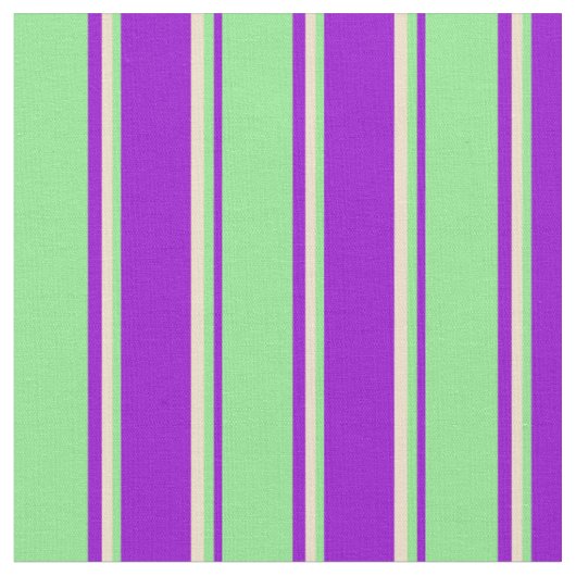 Tissu Violet foncé, vert clair et Motif à rayures bronzé (Fermer)