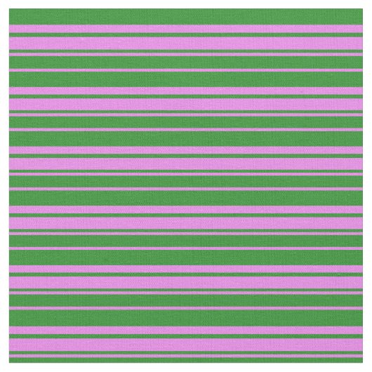 Tissu Violet & Forêt vert lignes Motif (Fermer)
