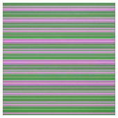Tissu Violet & Forêt vert lignes Motif (Échantillon)