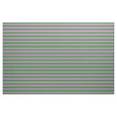 Tissu Violet & Forêt vert lignes Motif (Fat Quarter)
