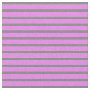 Tissu Violet & Gris Linu/Motif rayé
