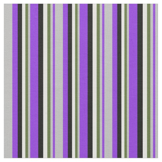 Tissu Violet, gris, vert foncé, cyan clair et noir (Fermer)