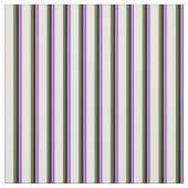 Tissu Violet, Plum, Noir, Olive foncé Vert & Blanc (Échantillon)
