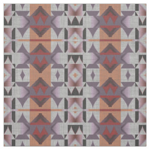 Tissu Violet rose-rose-orange-gris-rouge